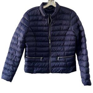 Baccini Women's Blue Lightweight Puffer Jacket Size M
